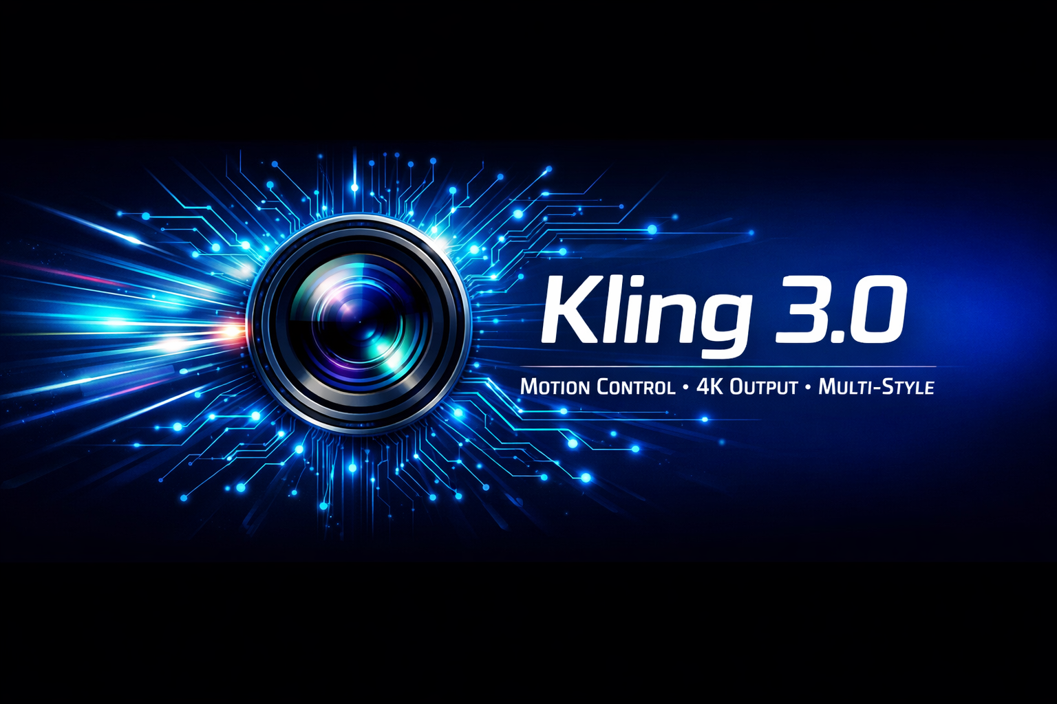 Kling 3.0 AI Video Generator with Motion Control and 4K Output